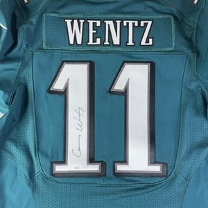 Carson Wentz Signed Philadelphia Eagles Pro-Style Jersey w/ JSA COA
