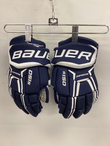 Used Bauer SUPREME S150 Junior Gloves Navy Blue 12" 11851-S000036797