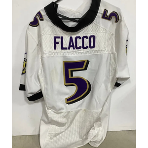 Joe Flacco #5 Baltimore Ravens White Men's Nike Jersey (Used)