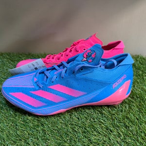 Adidas Adizero Football Electric Snack Attack Mens Size 8.5 IE4406 Pink Blue NEW