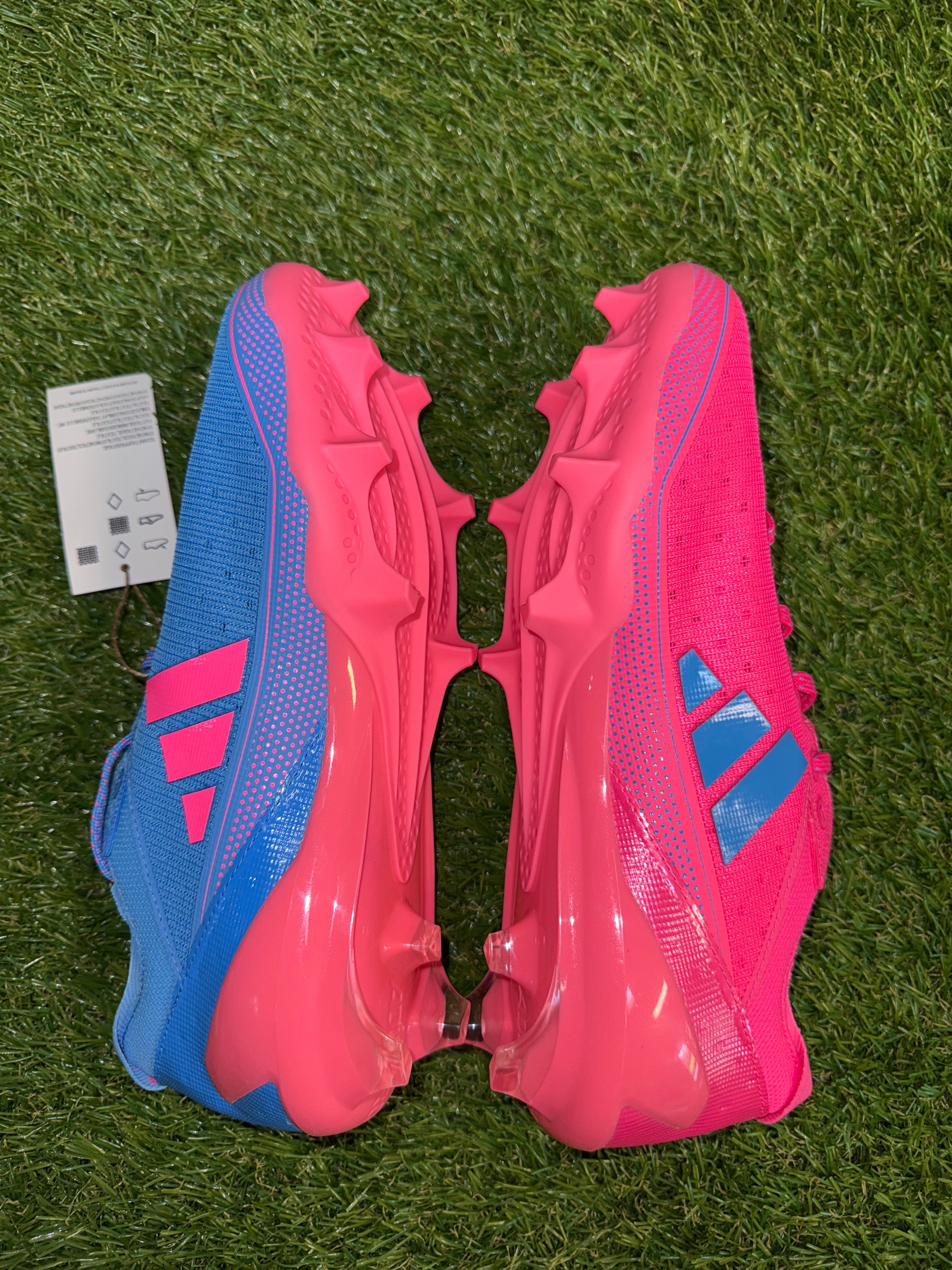 Adidas Adizero Football Electric Snack Attack Mens Size 8.5 IE4406 Pink Blue NEW Adidas Adizero Electric Football Snack Attack Pink/Blue Mens  main image 4