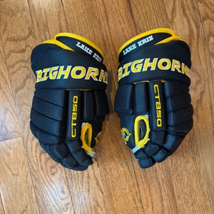Custom Wingman CT850 14" Lake Erie Bighorns Gloves (Used)