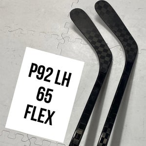 Senior(2x)Left P92 65 Flex 66” ProBlackStock™ Unbranded Blackouts Pro Stock Nexus Hockey Sticks