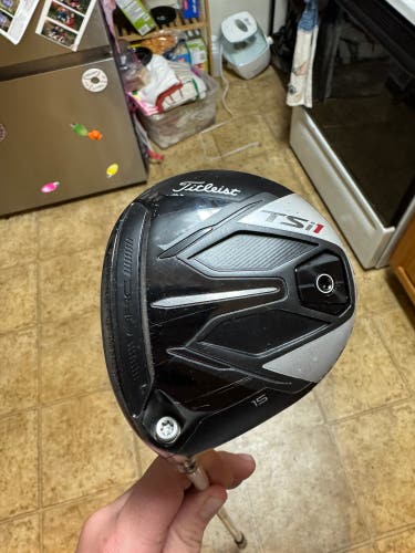 3 wood Titleist TSi1 Left Hand Fairway Wood Senior Flex 15 Loft (Used) 3W
