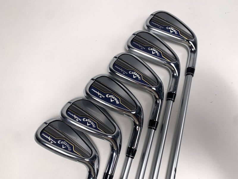 Callaway Paradym X Iron Set 6-PW+GW Aldila Ascent 50g Senior Graphite Mens RH