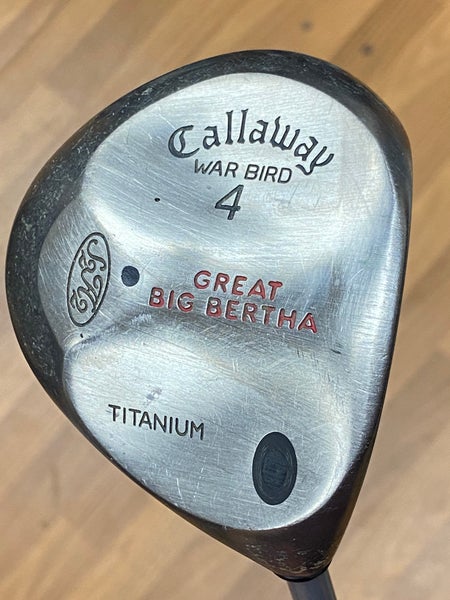 Callaway Big Bertha Warbird Right Handed Fairway Wood Stiff “Firm” Flex 4 Wood Golf Pride Grip