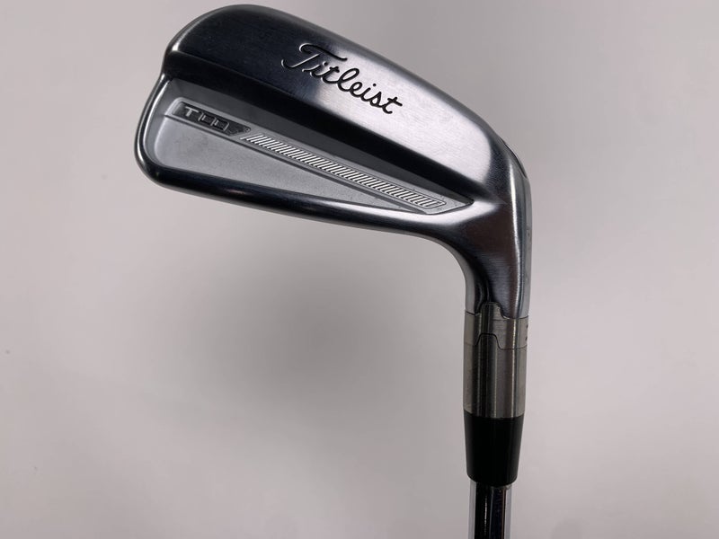 Titleist T100 2023 Single 7 Iron Fitter 2* Flat KBS Tour Stiff Steel Mens RH