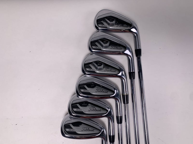 Titleist T300 2021 Iron Set 5-PW True Temper AMT Red R300 Regular Steel Mens RH