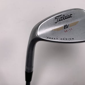 Titleist Vokey Spin Milled Chrome 2009 Sand Wedge SW 54* 11 Wedge Steel Mens LH