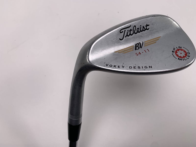 Titleist Vokey Spin Milled Chrome 2009 Sand Wedge SW 54* 11 Wedge Steel Mens LH