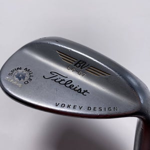 Titleist Vokey Spin Milled SM4 Chrome Lob Wedge LW 64* Wedge Steel Mens RH