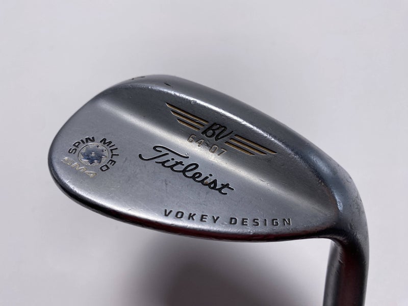 Titleist Vokey Spin Milled SM4 Chrome Lob Wedge LW 64* Wedge Steel Mens RH