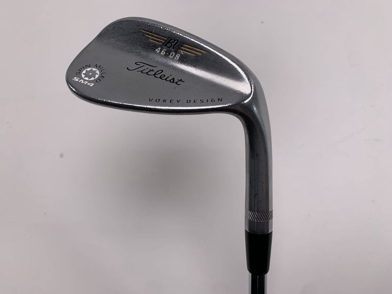 Titleist Vokey Spin Milled SM4 Chrome Wedge 46* 8 Wedge Mens RH