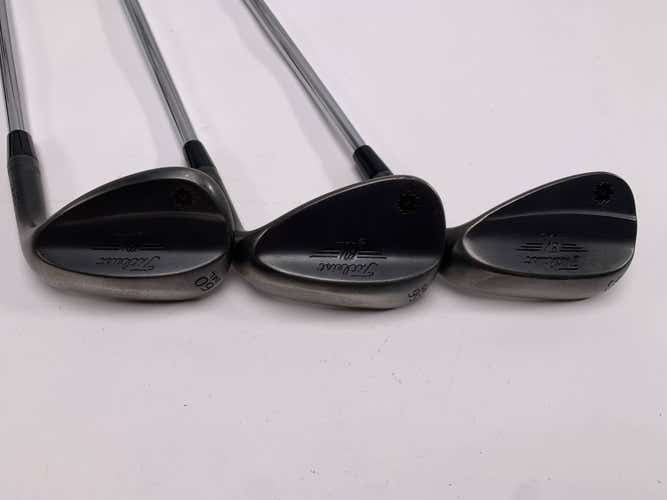 Titleist Vokey SM7 Jet Black Wedge Set 52* 8 | 56* 10 | 60* 4 Project X 6.5 RH