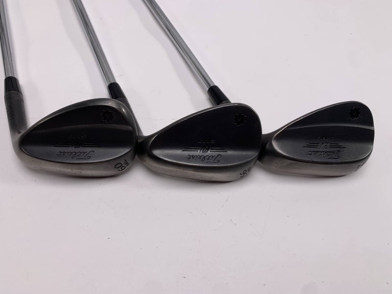 Titleist Vokey SM7 Jet Black Wedge Set 52* 8 | 56* 10 | 60* 4 Project X 6.5 RH