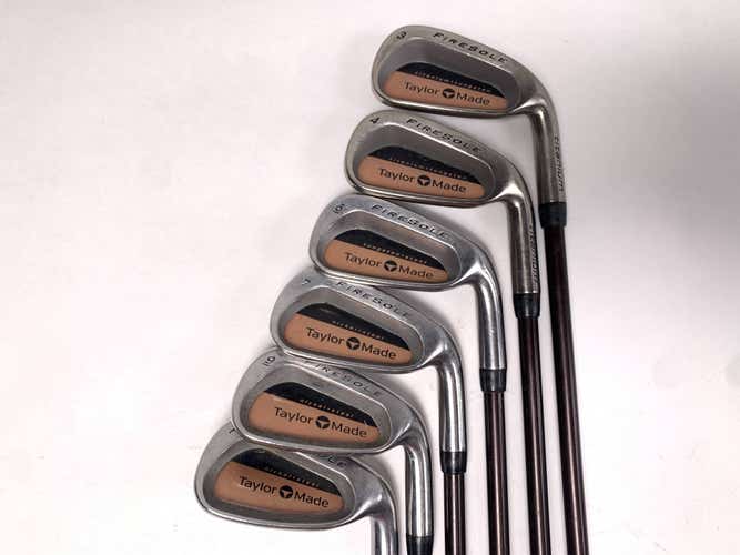 TaylorMade Firesole Iron Set 3-PW Bubble 70g Senior Missing 5i & 8i RH Rattle