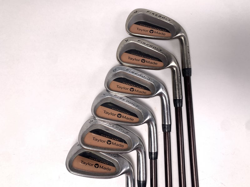 TaylorMade Firesole Iron Set 3-PW Bubble 70g Senior Missing 5i & 8i RH Rattle