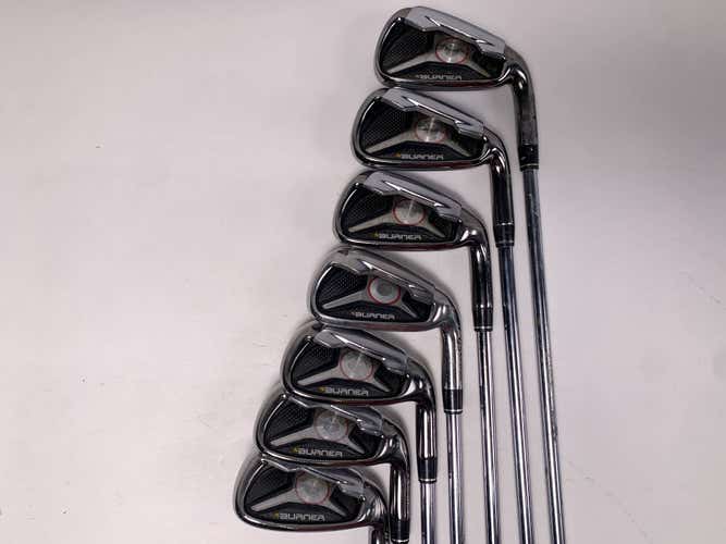 TaylorMade Burner 2009 Iron Set 4-PW Burner Superfast 85g Uniflex RH Midsize