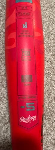 2025 Rawlings Electric Unicorn Icon Composite USSSA Certified Bat (-5) 26 oz 31" (Used)