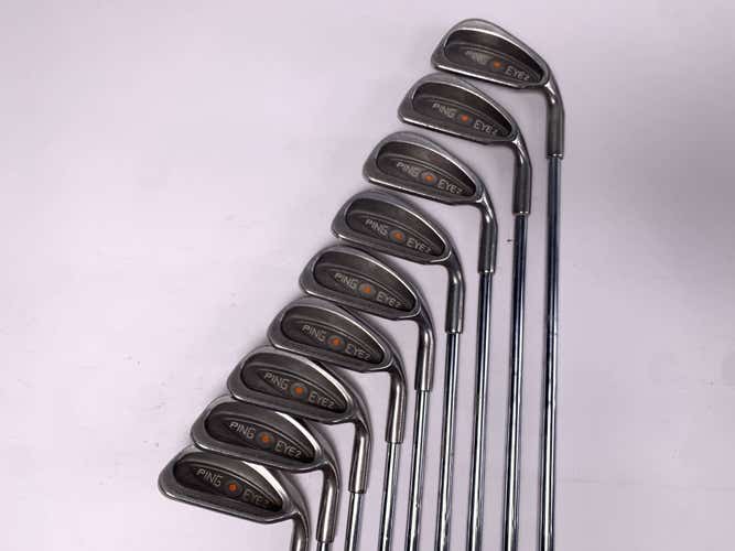 Ping Eye 2 Iron Set 3-PW+SW Orange Dot Regular Steel Mens RH