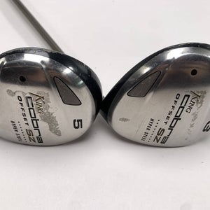 Cobra SZ Hyper Steel Offset 3 & 5 Fairway Wood Set 15* 18* Aldila Senior  RH