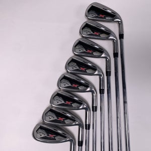 Callaway X Hot 19 Iron Set 4-PW+SW True Temper Speed Step 85 85g Stiff RH