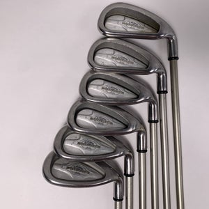 Callaway X-14 Iron Set 6-PW+SW Steelhead X-14 Gems Ladies Graphite Womens RH