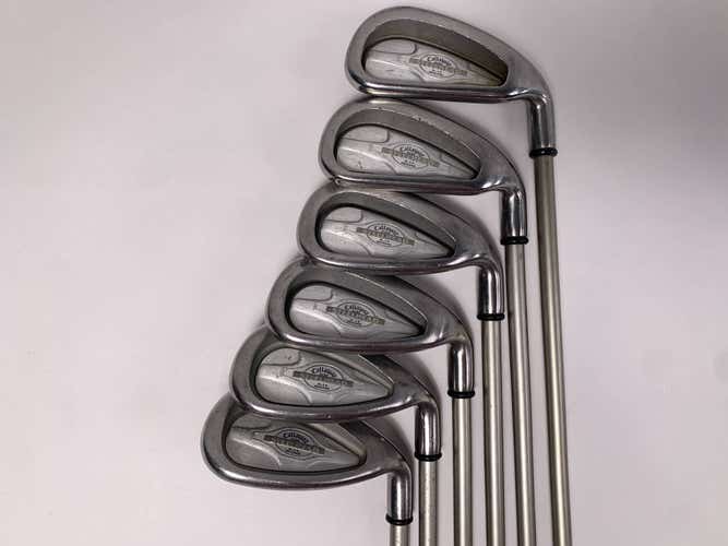 Callaway X-14 Iron Set 6-PW+SW Steelhead X-14 Gems Ladies Graphite Womens RH