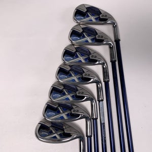 Callaway X-22 Iron Set 5-PW+SW Ladies Graphite Womens RH