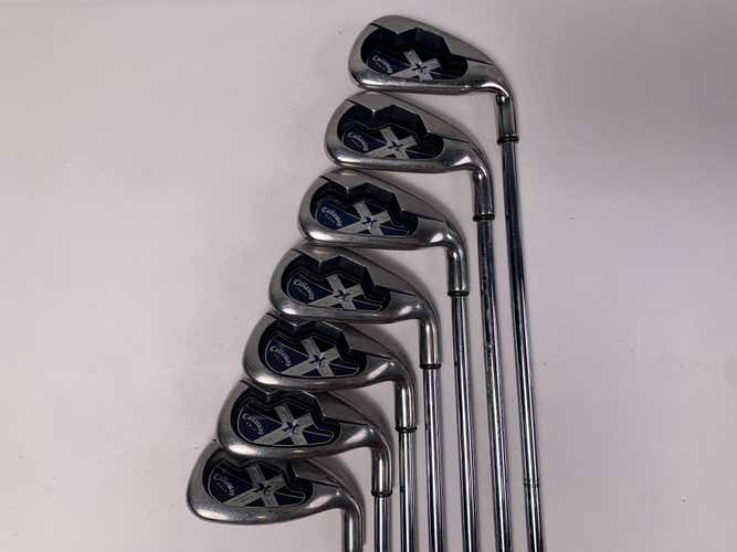 Callaway X-18 Iron Set 4-PW Uniflex Steel Mens RH