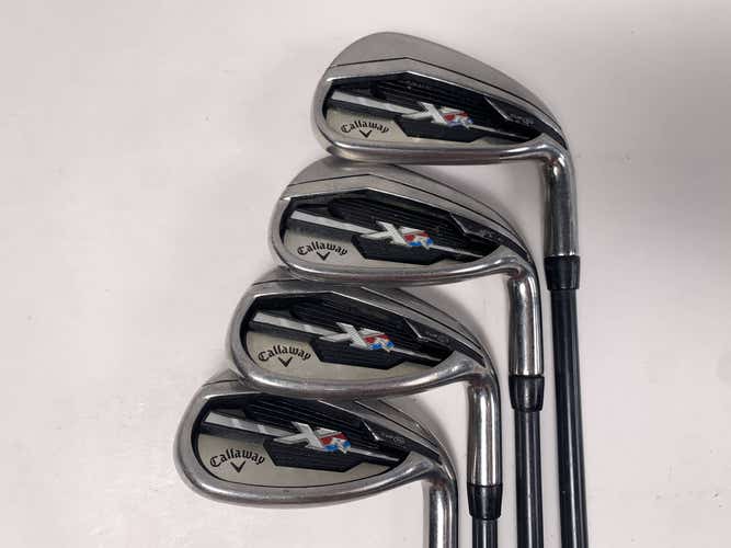 Callaway XR Iron Set 7-PW+GW Project X San Diego 5.5 58g Regular RH No 8 iron