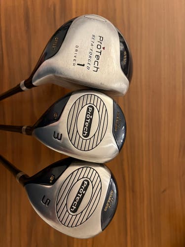 Men's ProTech Right Handed Driver, 3 wood and 5 wood (Used)