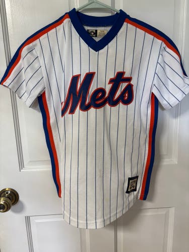 Youth Medium Cooperstown Collection Mets Jersey
