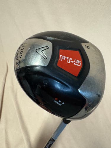 Unisex Callaway FT-5 Right Handed Driver Regular Flex 10 Loft (Used)
