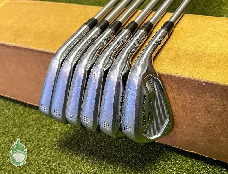 Used TaylorMade P-750 Tour Proto Forged Irons 5-PW 130g X-Stiff Steel Golf Set