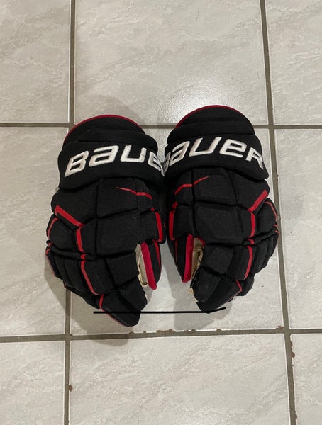Pro Stock Bauer Ultrasonic Gloves Chicago Blackhawks 14”