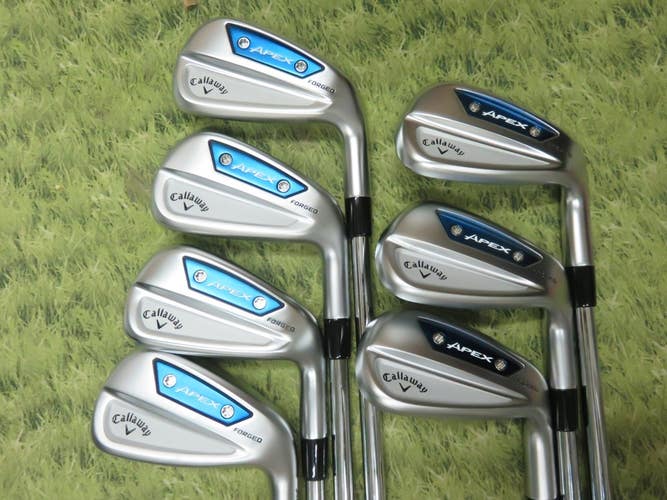 MINT * Callaway APEX AI 300 * 5-PW+AW Irons KBS Money Taper Lite 100 STIFF +0.5"