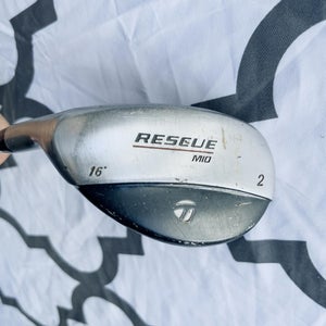 TaylorMade Mens Left Handed Golf Club 2 Hybrid _ Flex