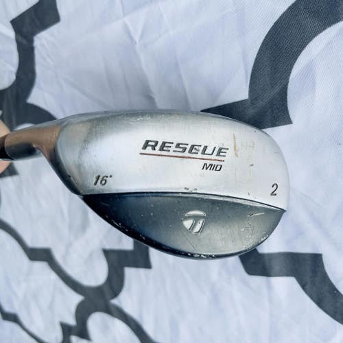 TaylorMade Mens Left Handed Golf Club 2 Hybrid _ Flex
