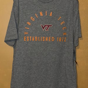 Captivating Apparel NCAA Virginia Tech Hokies College Graphic T Shirt Medium Mens