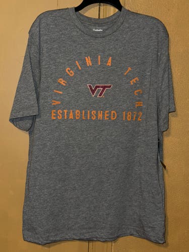Captivating Apparel NCAA Virginia Tech Hokies College Graphic T Shirt Medium Mens