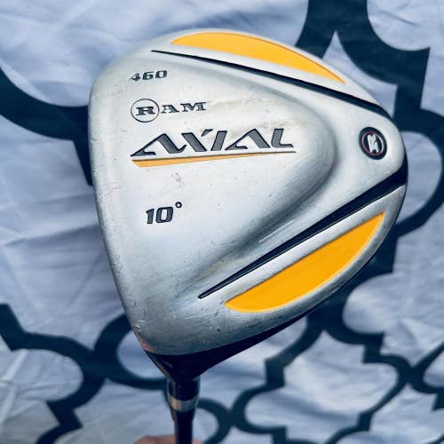 RAM Axial Mens Left Handed Golf Club Driver 10 Degree UniFlex