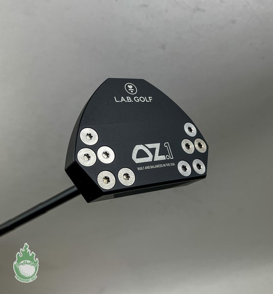 Used Right Handed LAB Golf OZ.1 35" Putter Black Steel Golf Club