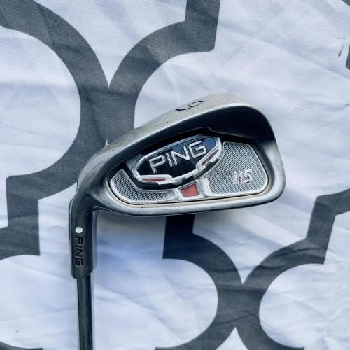 Ping i15 White Dot Mens Left Handed Individual 6 Iron Golf Club Stiff Flex