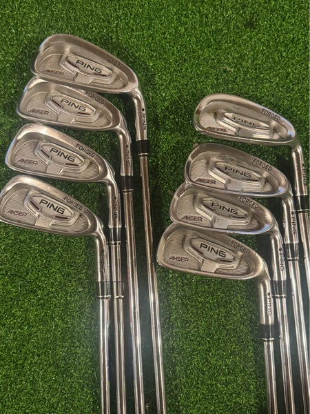 Men's Ping Anser forged Right Handed Iron Set Stiff Flex (Used)