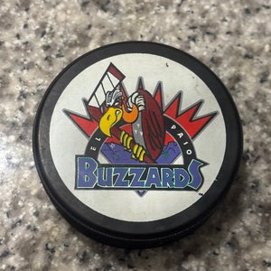 El Paso Buzzards CHL Hockey Puck Vintage