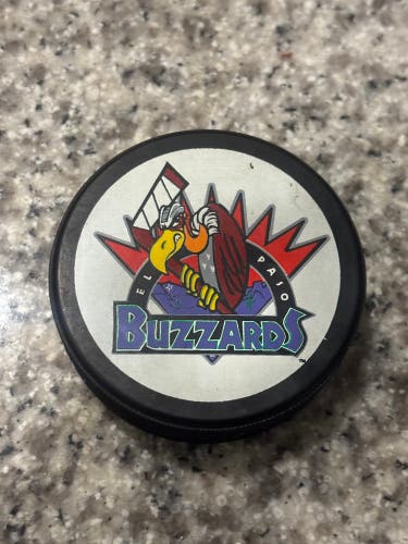 El Paso Buzzards CHL Vintage Hockey Puck