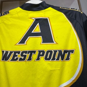 US Army West Pointe Team Issued Yellow Medium Men's Cycling Jersey (Used)