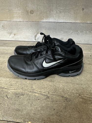 Nike Golf Shoes Mens Size 11 Black Gray SP-3 Athletic Cleats 312240-001