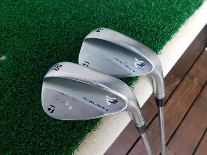 Tour Player's TaylorMade MG3 (50.09*, 54.11*) Wedge Set w/ KBS TOUR 120g Stiff